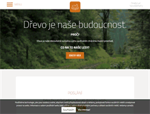 Tablet Screenshot of drevoprozivot.cz